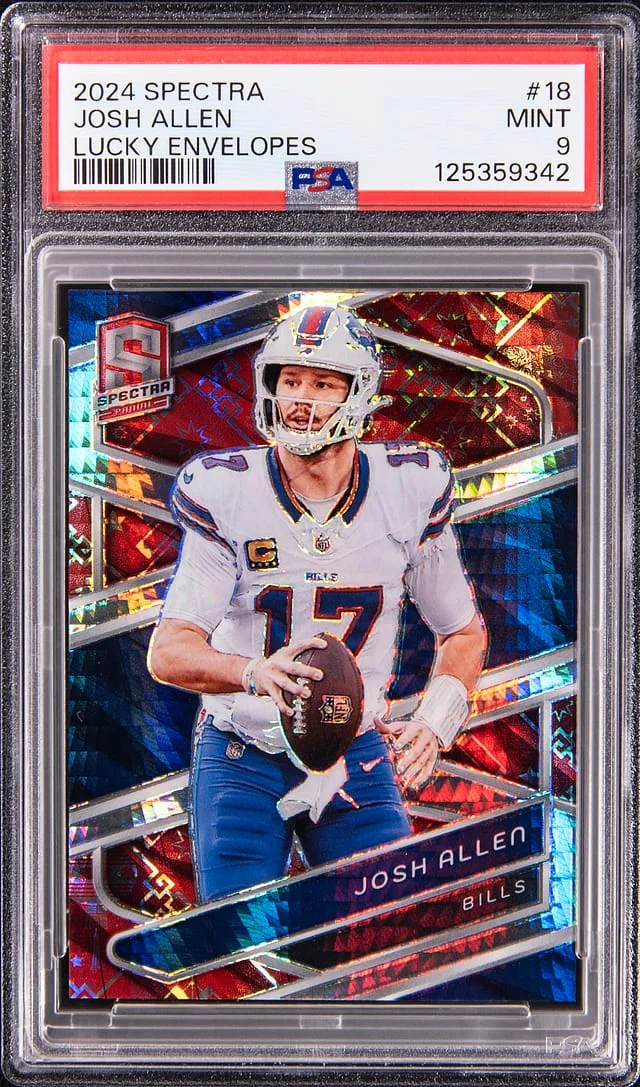 2024 Panini Spectra Josh Allen Wave #18 card image