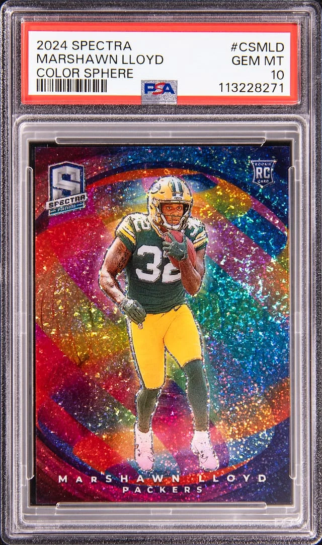 2024 Panini Spectra Marshawn Lloyd Color Sphere #CS-MLD card image