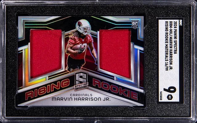 2024 Panini Spectra Marvin Harrison Jr. Rising Materials #RRM-MHJ card image