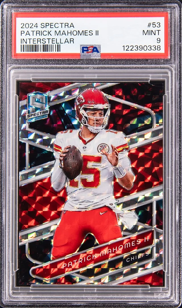 2024 Panini Spectra Patrick Mahomes II Interstellar #53 card image