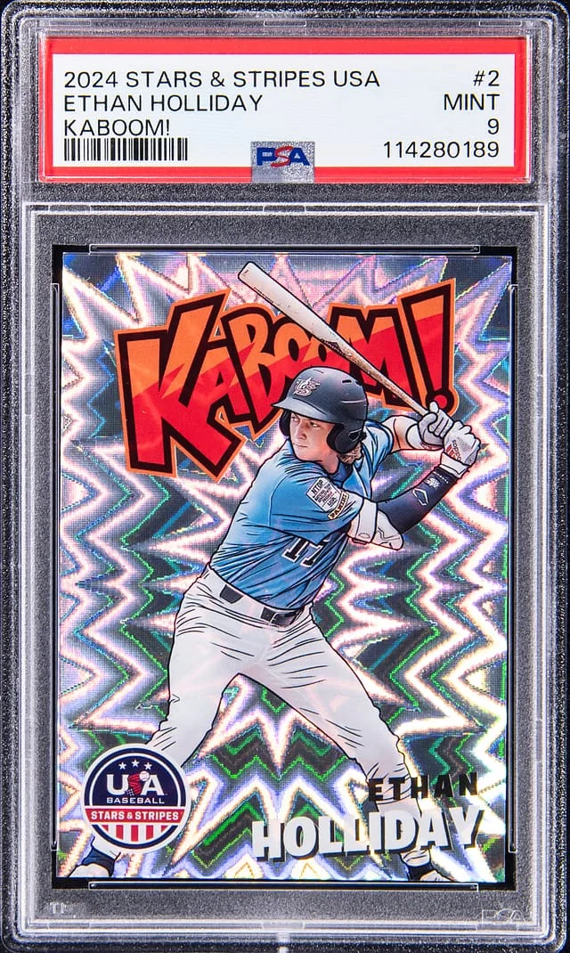 2024 Panini Stars & Stripes USA Kaboom! Ethan Holliday #no-number card image