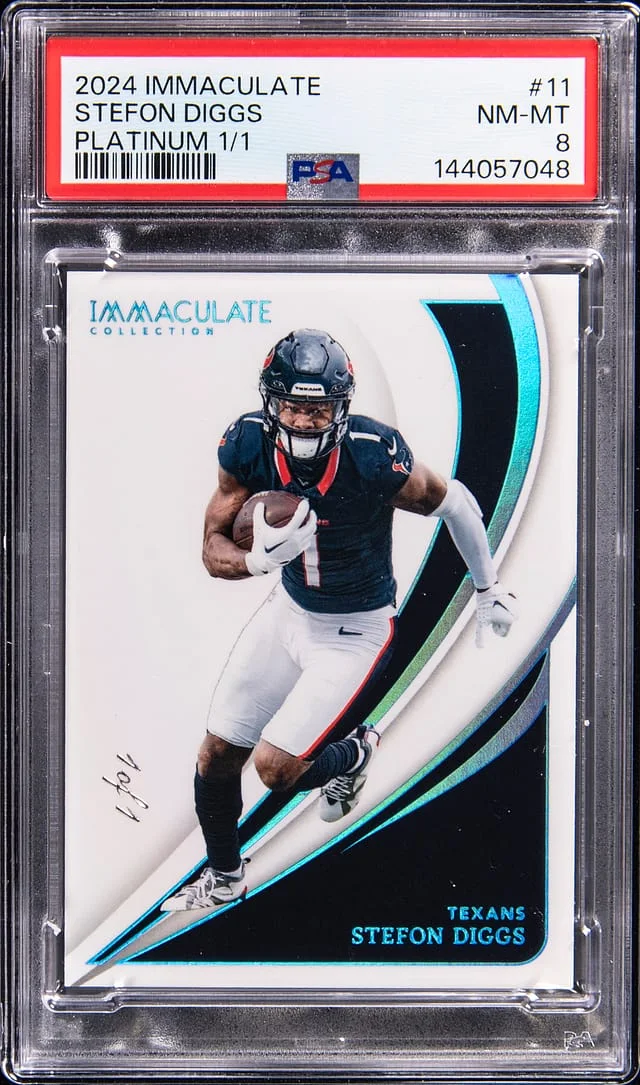 2024 Panini Stefon Diggs Immacualte Collection Platinum #11 card image