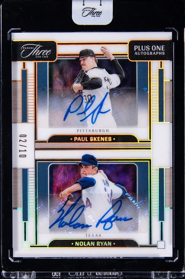2024 Panini Three & Two Plus One Autographs Holo Gold #PO #no-number card image