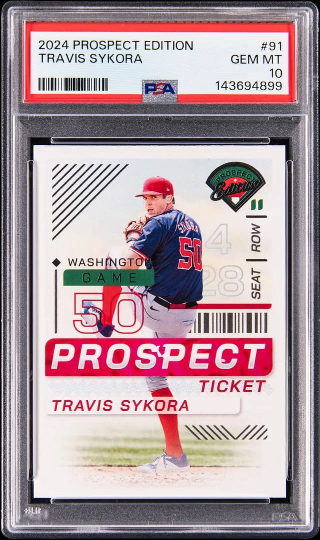 2024 Panini Travis Sykora Prospect Edition #91 card image