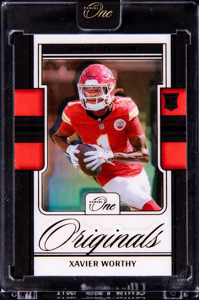 2024 Panini Xavier Worthy - Panini Encased One Originals #OO-XWY card image