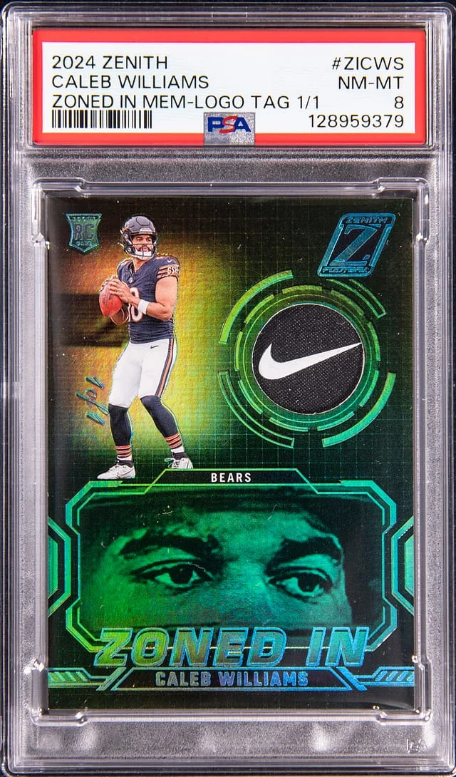 2024 Panini Zenith Zoned In Memorabilia Logo #no-number card image