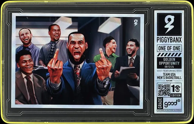2024 PiggyBanx Good 2 Edition Golden Opportunity Radiant Variation Team USA Men's Basketball - PiggyBanx Encapsulated - With Original Box #1st card image