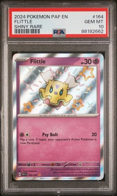 2024 Pokemon Paf En-Paldean Fates Shiny Rare Flittle #164 card image