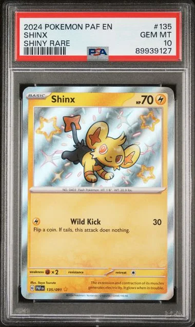 2024 Pokemon PAF EN-Paldean Fates Shiny Rare Shinx #135 card image