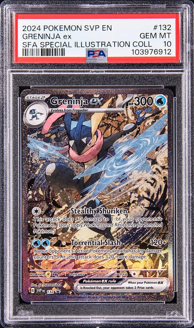 2024 Pokemon Scarlet & Violet Promo Special Illustration Collection Greninja ex #132 card image