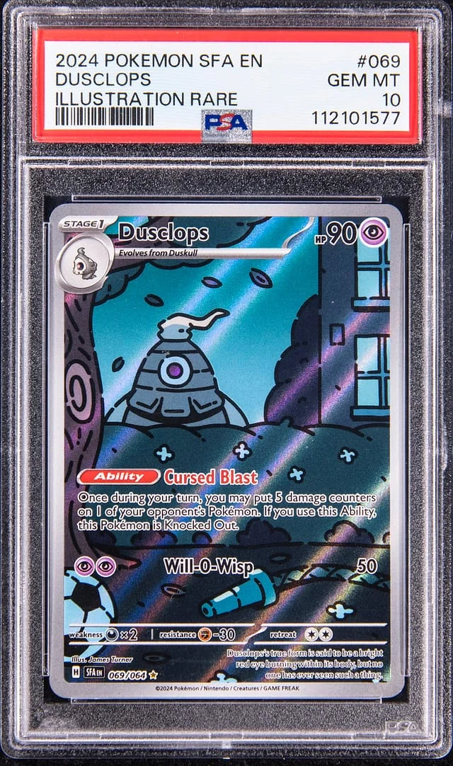 2024 Pokemon SFA En-Shrouded Fable Illustration Rare Dusclops #069 card image