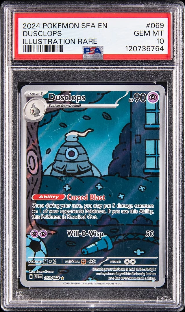 2024 Pokemon Shrouded Fable Illustration Rare Dusclops #069 card image