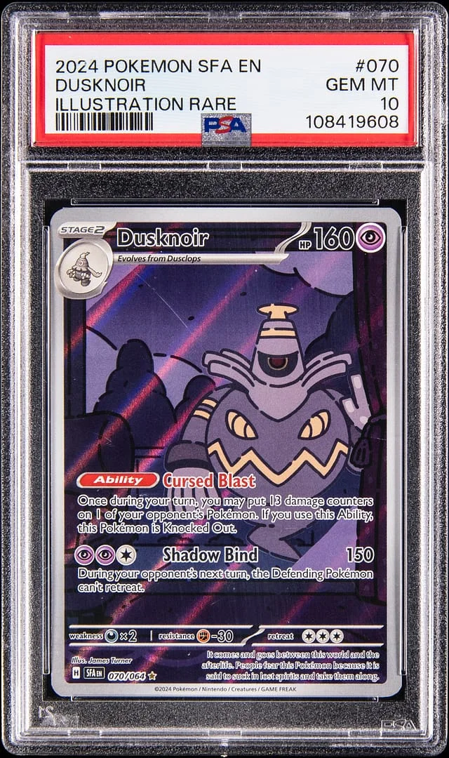 2024 Pokemon Shrouded Fable Illustration Rare Dusknoir #070 card image