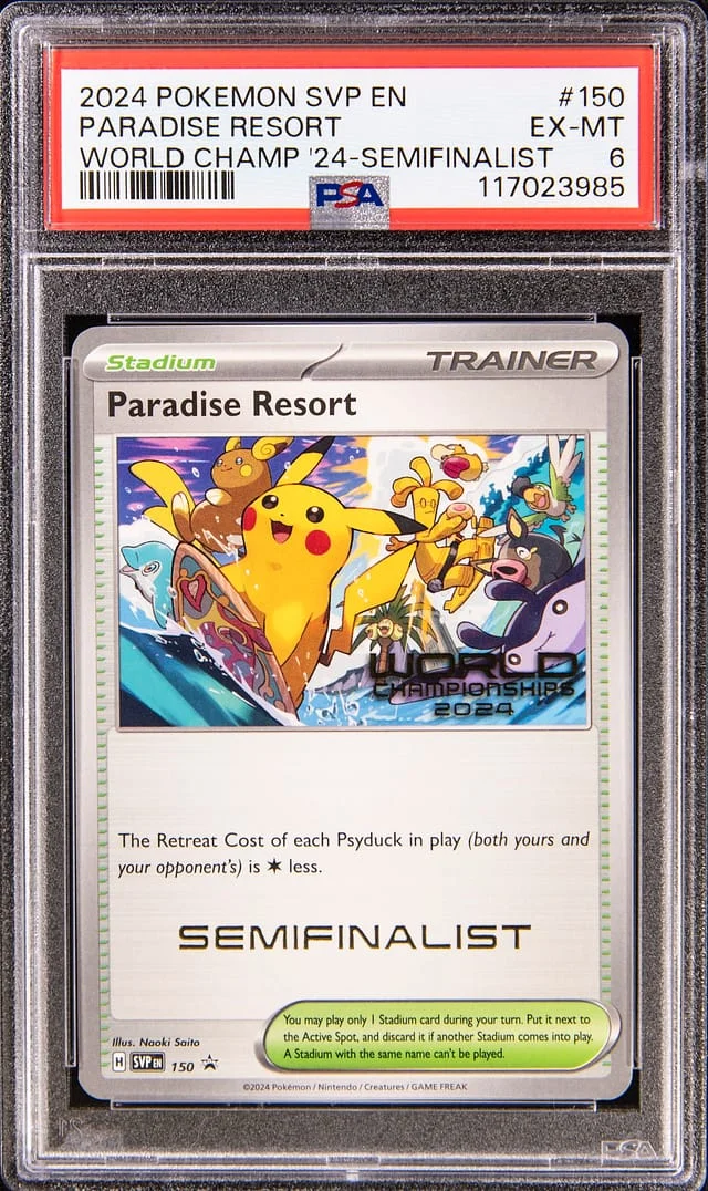 2024 Pokemon SVP EN World Championship '24 Semifinalist Paradise Resort #150 card image