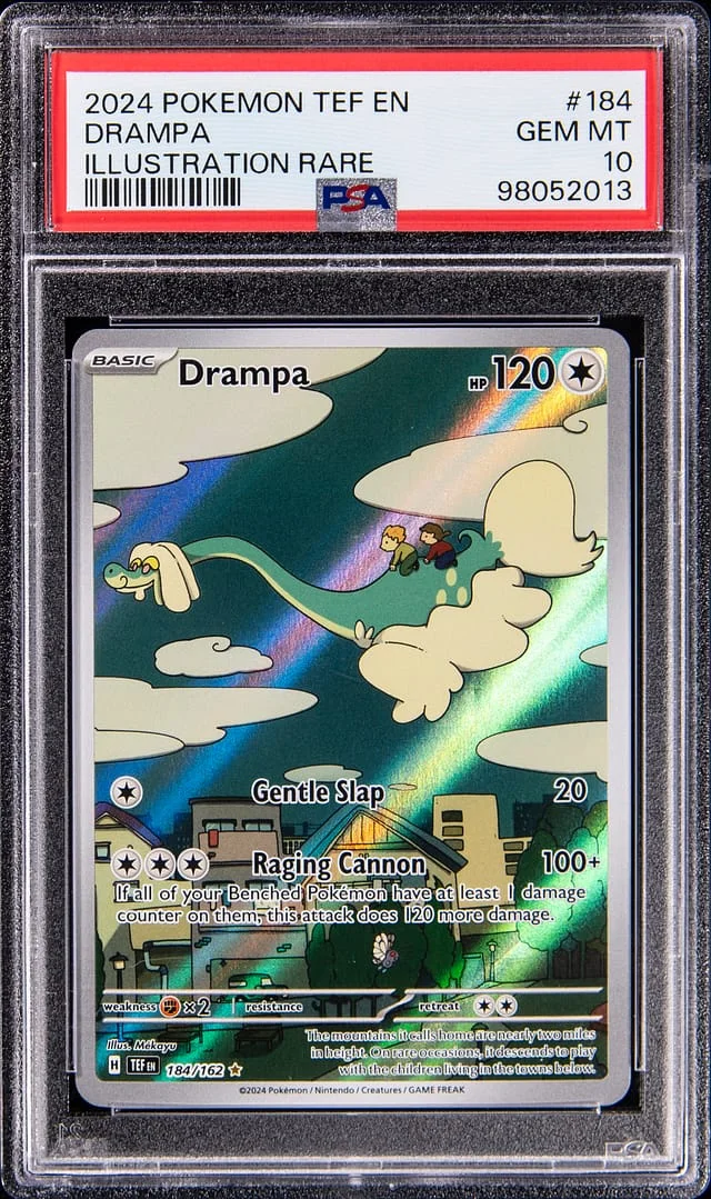 2024 Pokemon Temporal Forces Illustration Rare Drampa #184 card image