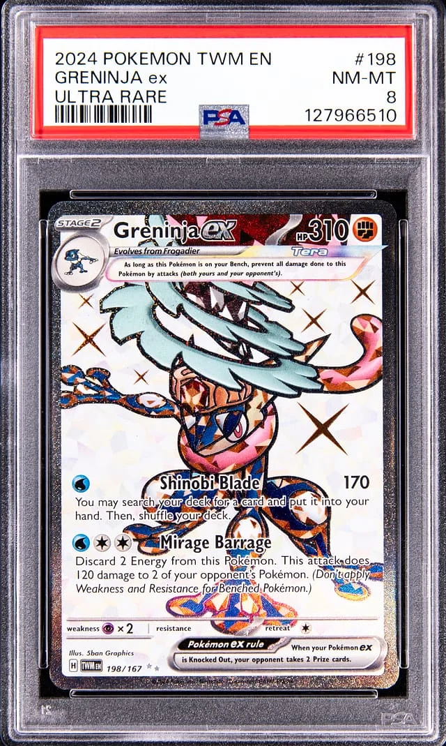 2024 Pokemon Twilight Masquerade Ultra Rare Greninja ex #198 card image