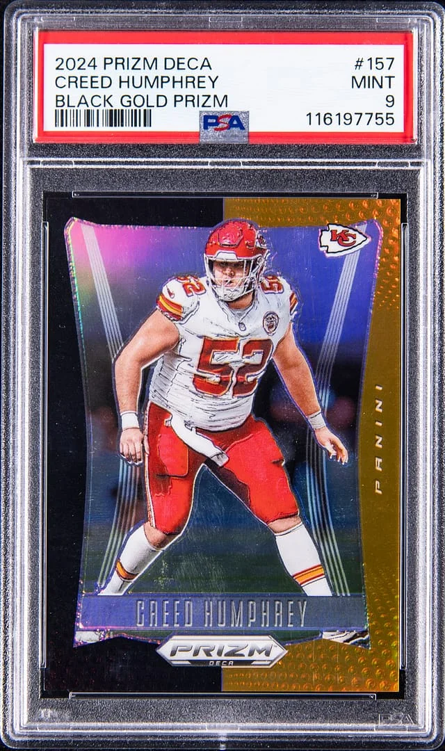 2024 Prizm Creed Humphrey Deca Black Gold Prizm #157 card image