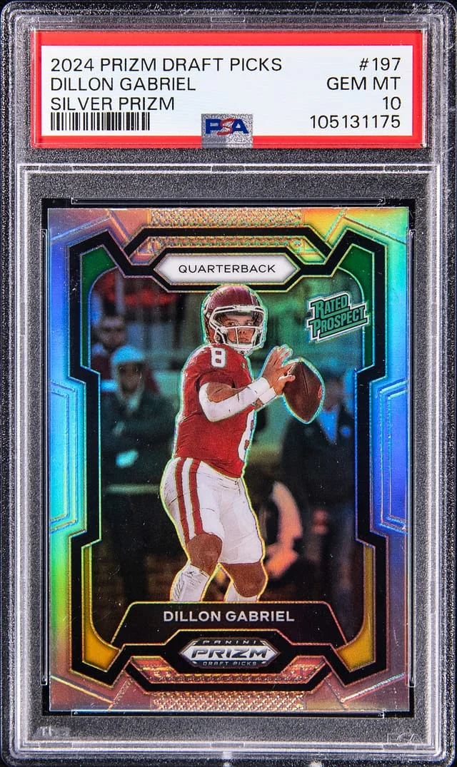 2024 Prizm Dillon Gabriel Draft Picks Silver Prizm #197 card image