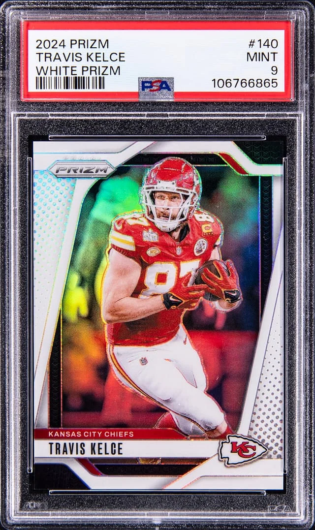 2024 Prizm Travis Kelce White Prizm #140 card image