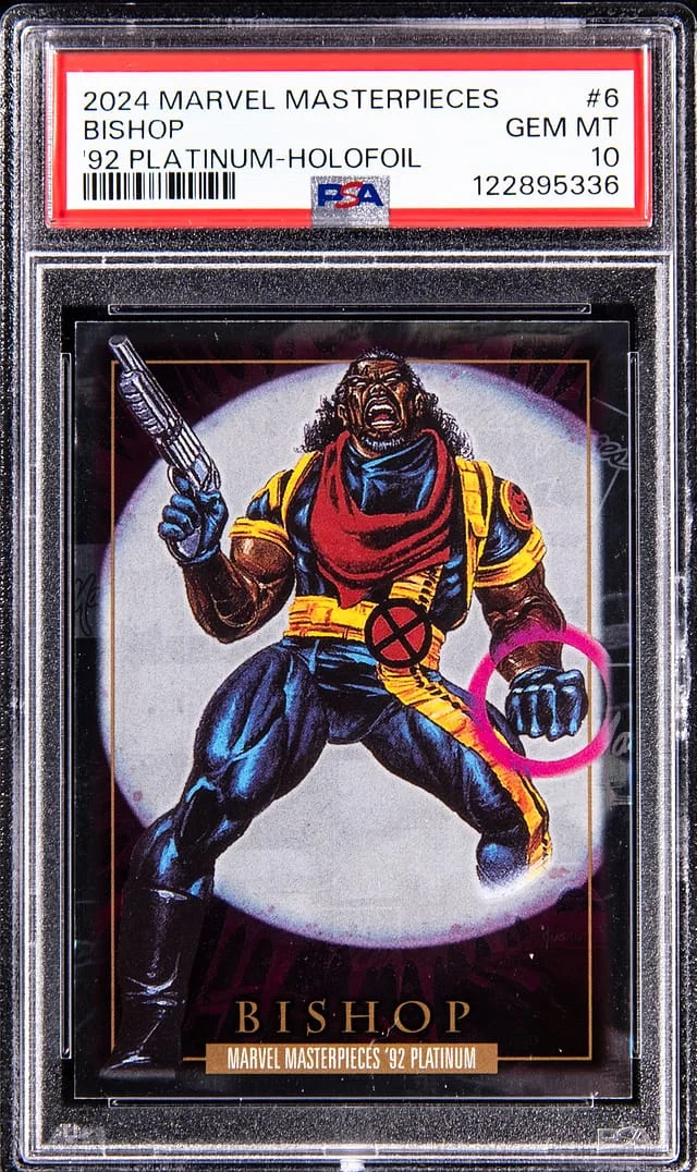 2024 SkyBox Bishop Marvel Masterpieces '92 Platinum Holofoil #6 card image