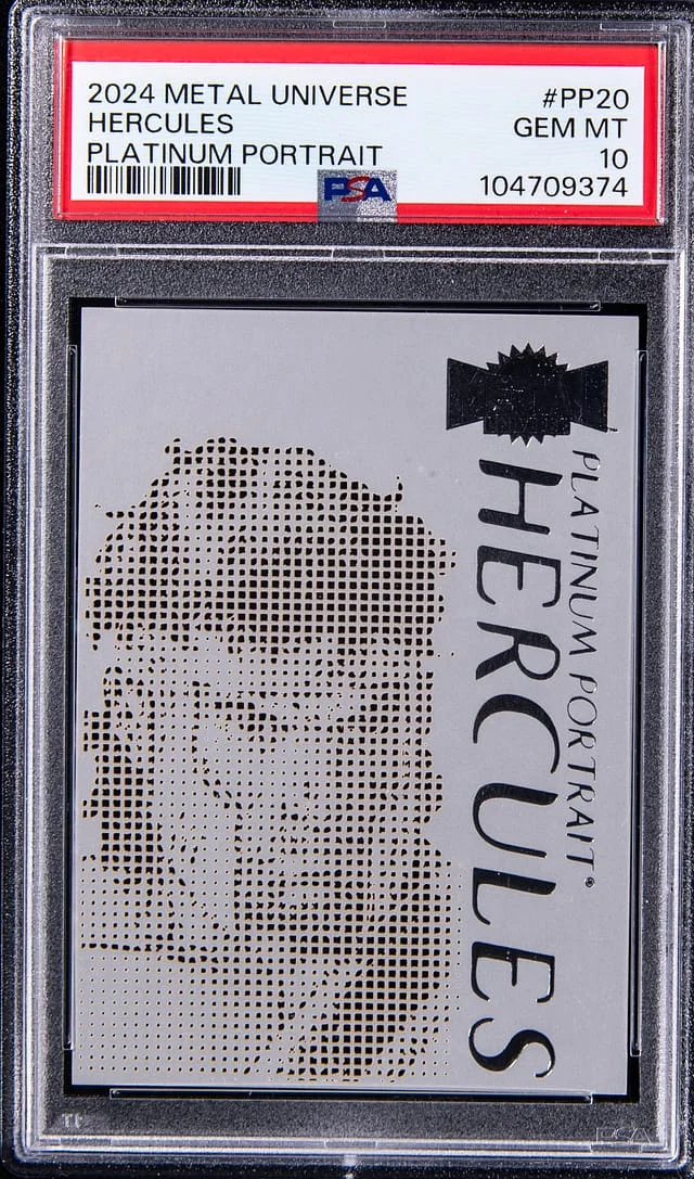 2024 SkyBox Hercules Marvel Metal Universe Avengers Platinum Portrait #PP-20 card image