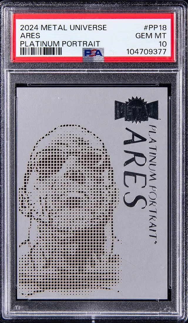 2024 SkyBox Metal Universe Ares Avengers Platinum Portrait #PP-18 card image