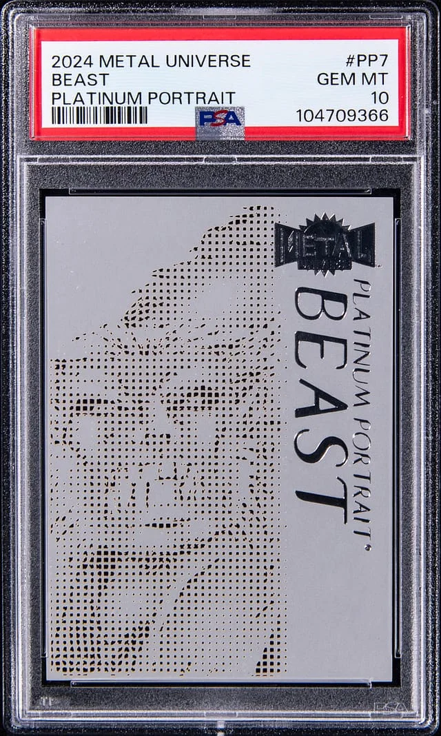 2024 SkyBox Metal Universe Beast Avengers Platinum Portrait #PP-7 card image
