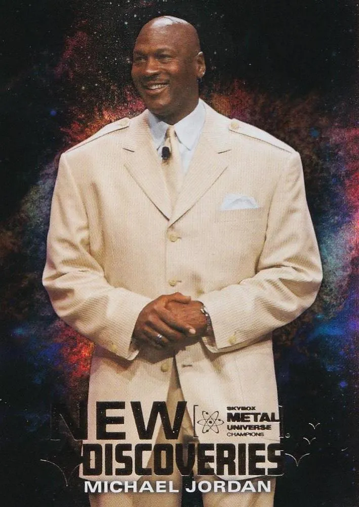 2024 SkyBox Metal Universe Champions Michael Jordan New Discoveries #ND-6 card image