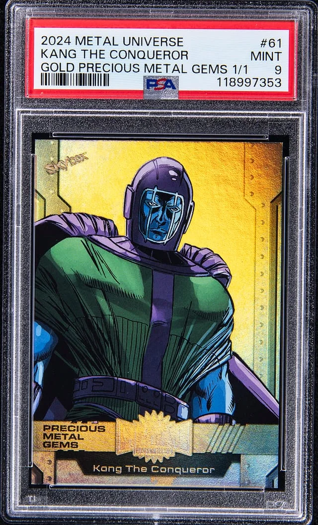 2024 SkyBox Metal Universe Kang The Conqueror Gold Precious Metal Gems #61 card image