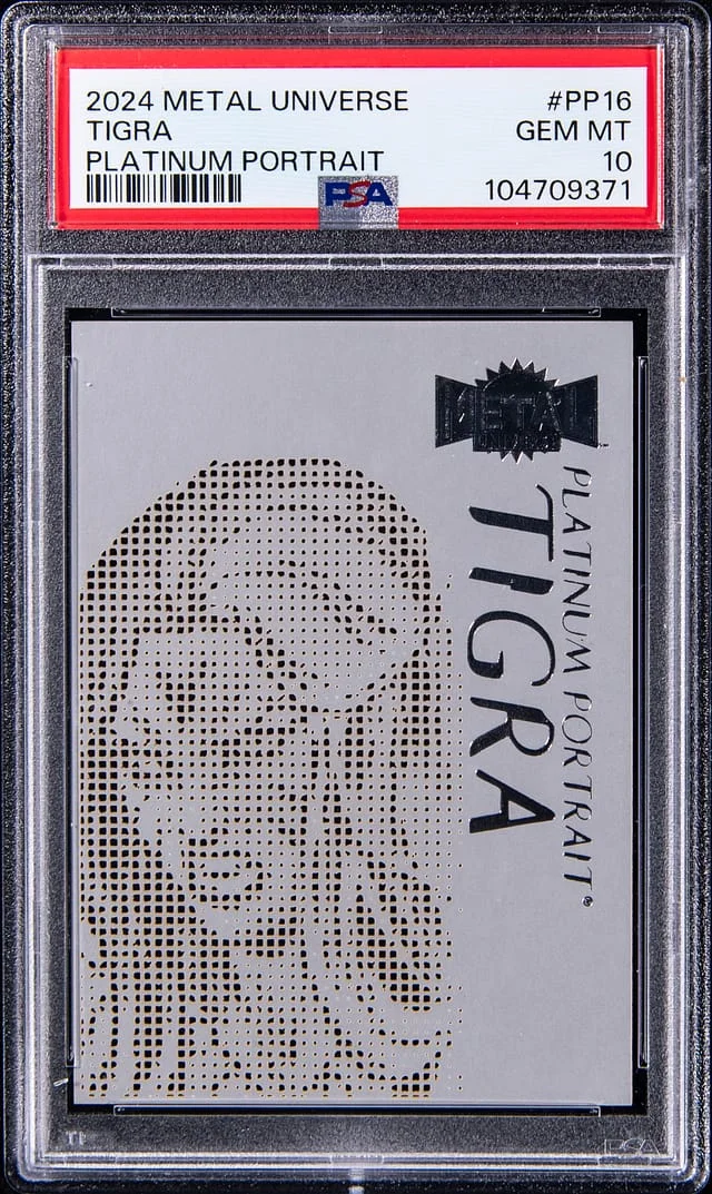 2024 SkyBox Metal Universe Tigra Avengers Platinum Portrait #PP-16 card image