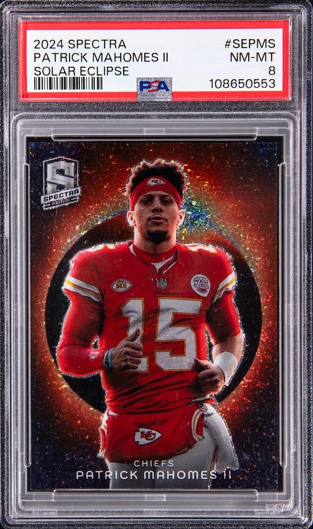 2024 Spectra Patrick Mahomes II Solar Eclipse #SEPMS card image
