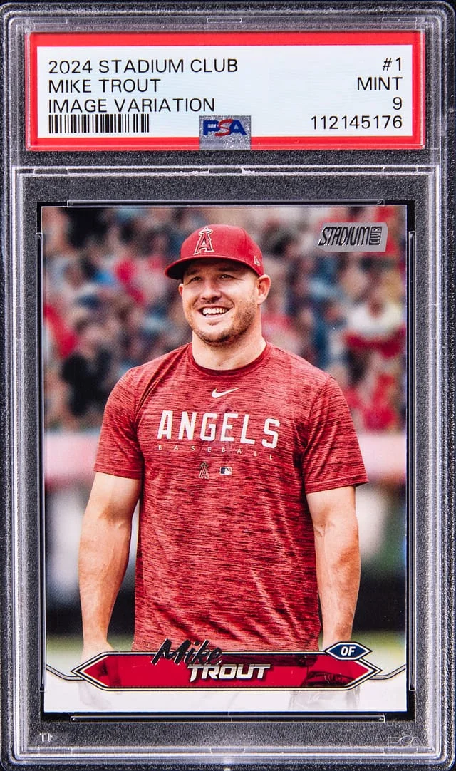 2024 Stadium Club Mike Trout Image Variation #1 card image