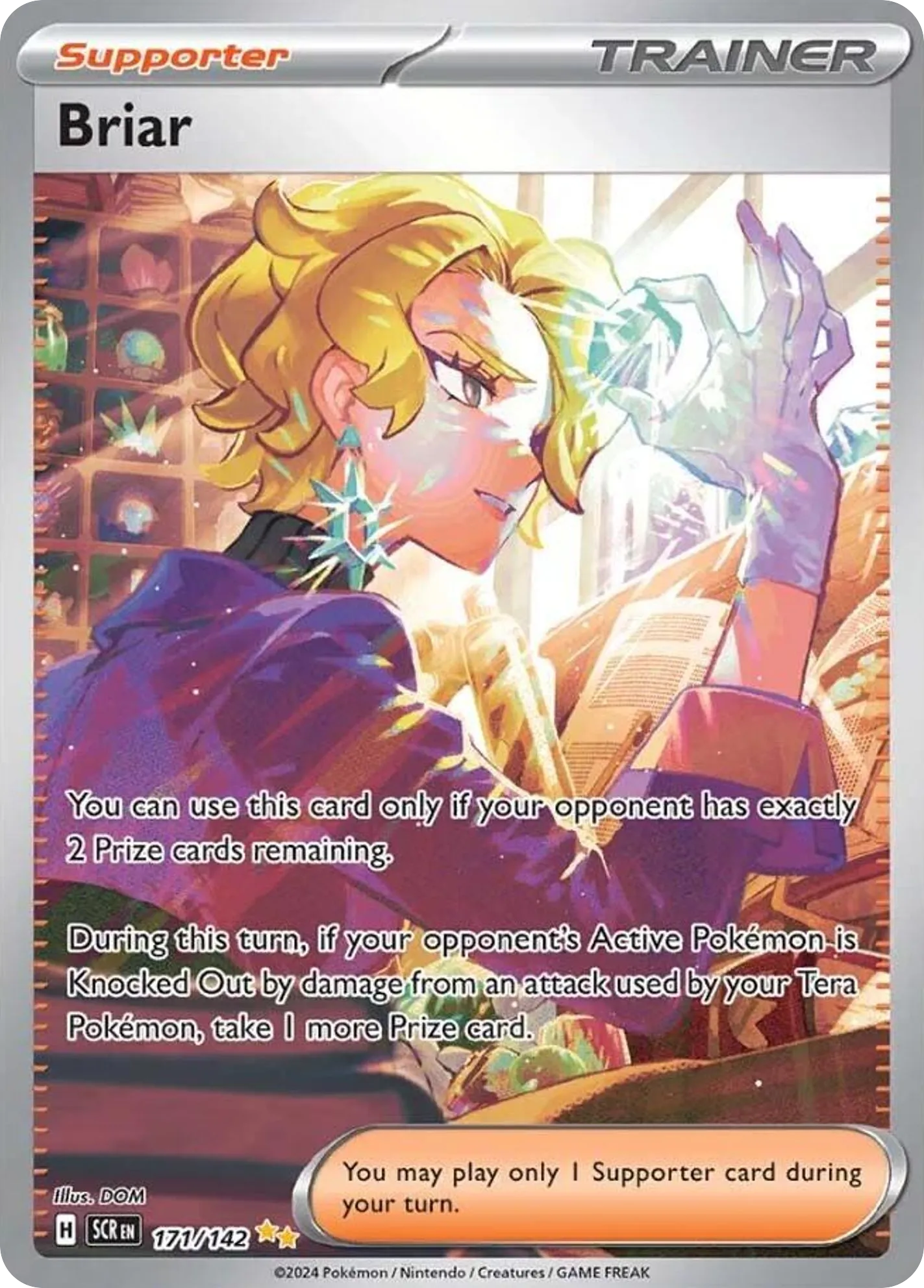 2024 Stellar Crown Briar #163/142 Ultra Rare card image