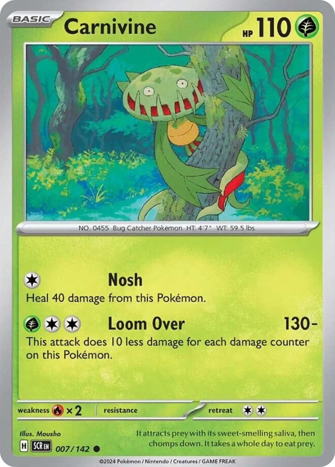 2024 Stellar Crown Carnivine #007/142 Common card image