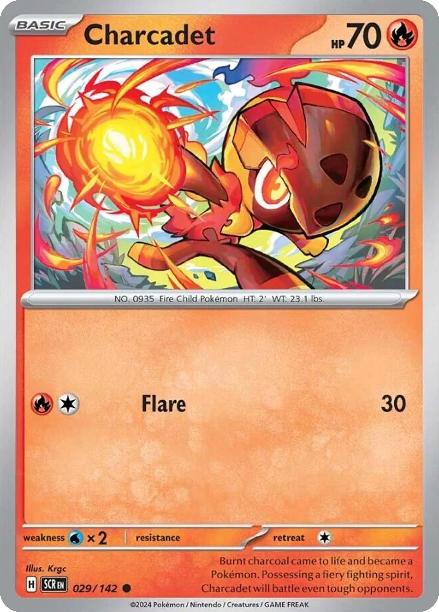2024 Stellar Crown Charcadet Common #029/142 Common card image