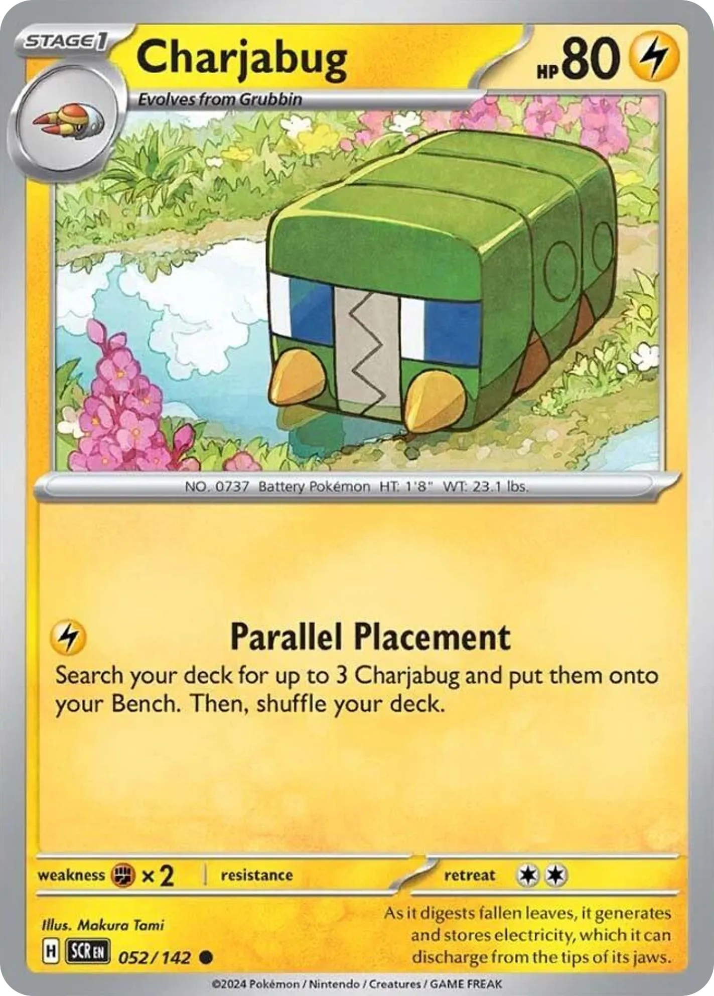 2024 Stellar Crown Charjabug #052/142 Common card image