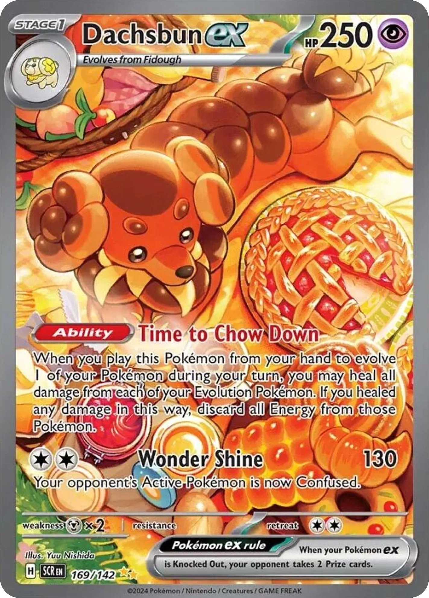 2024 Stellar Crown Dachsbun ex #169/142 Special Illustration Rare card image