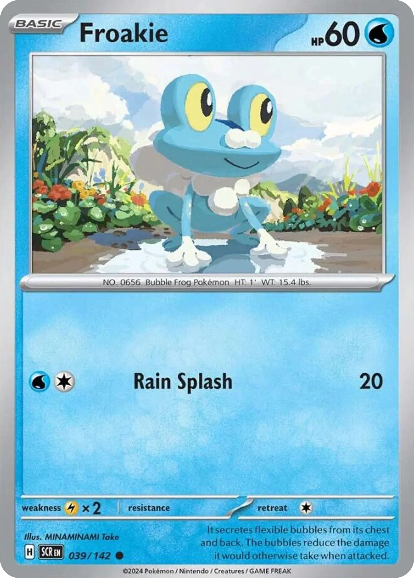 2024 Stellar Crown Froakie #039/142 Common card image
