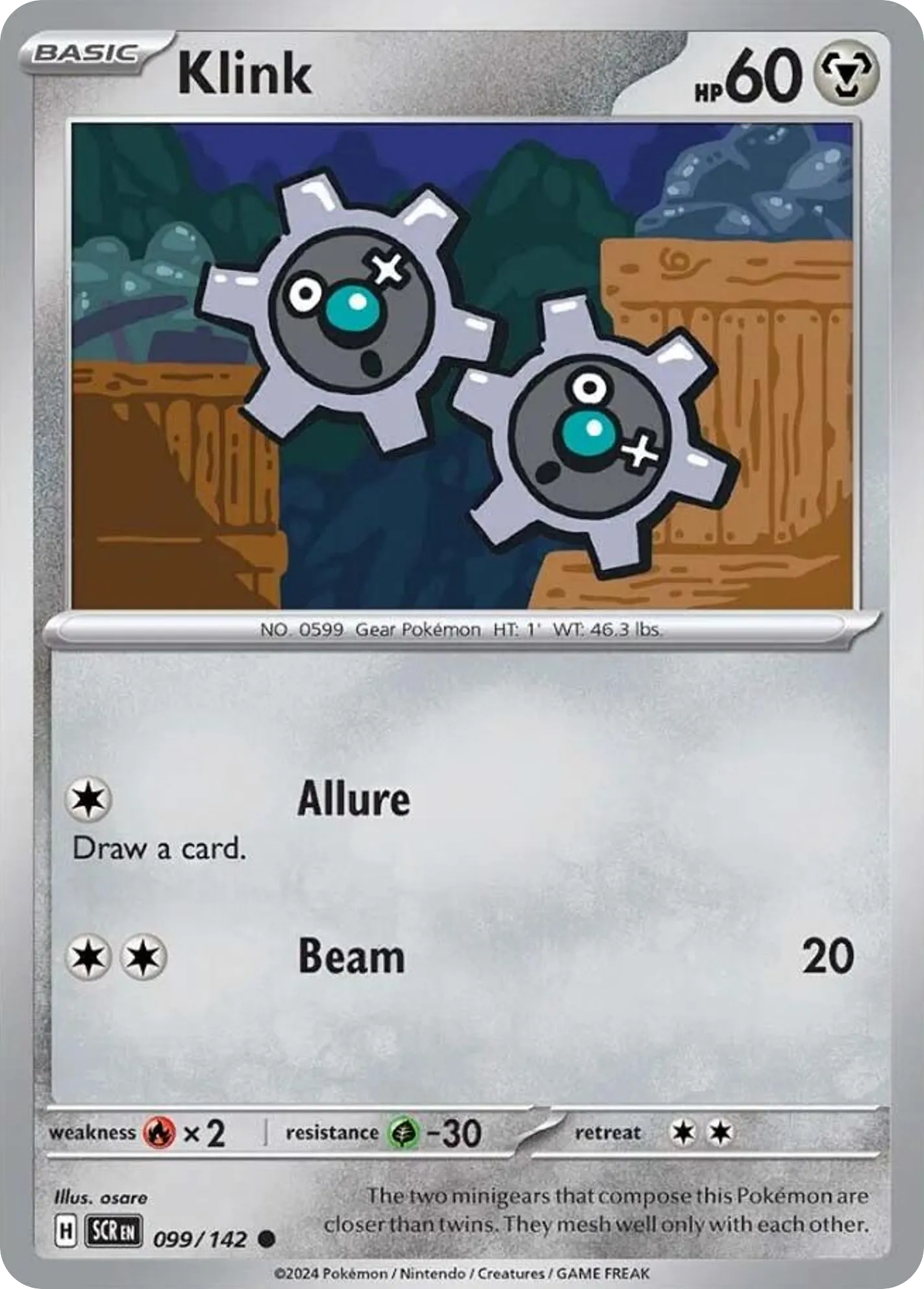 2024 Stellar Crown Klink Common #099/142 Common card image
