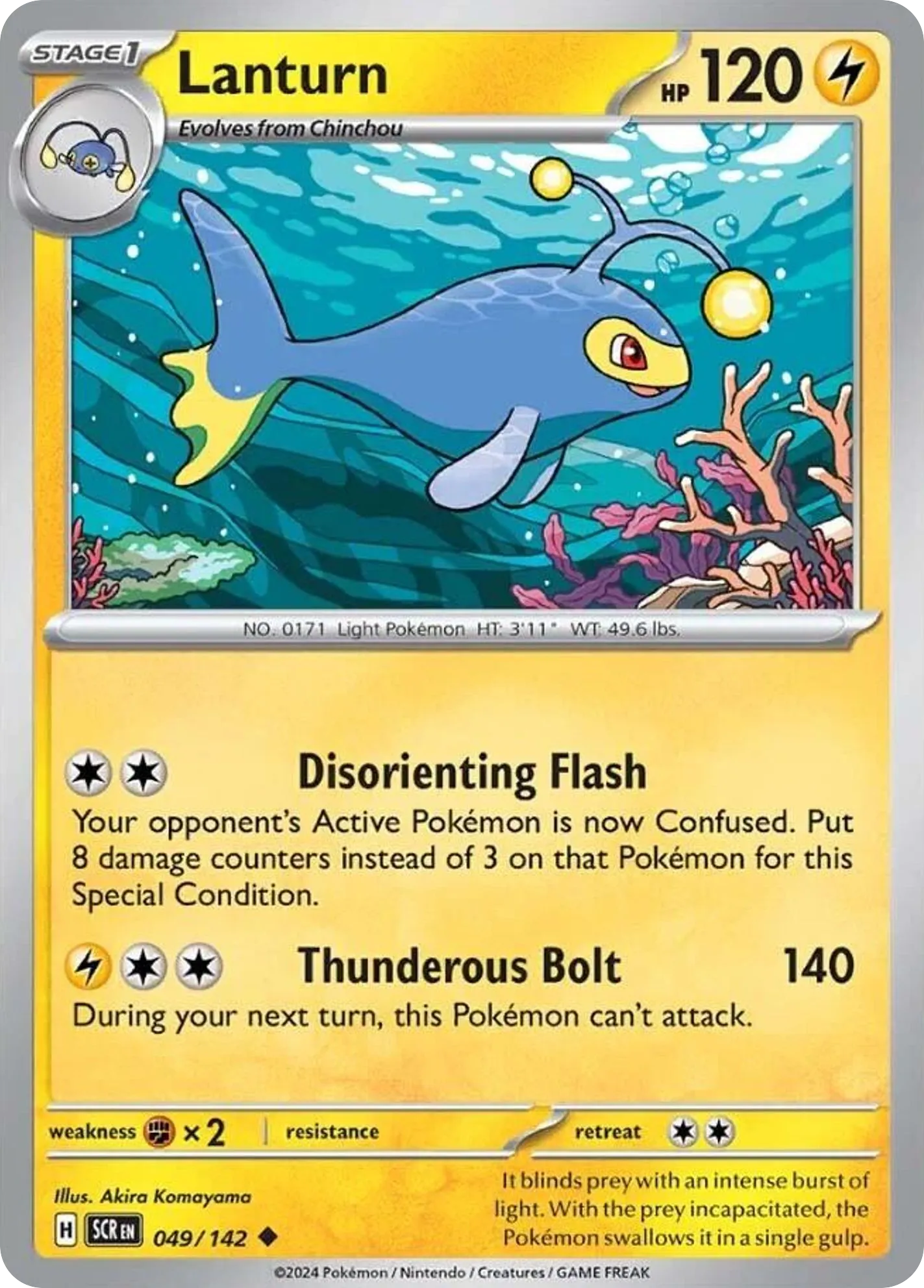 2024 Stellar Crown Lanturn #049/142 Uncommon card image