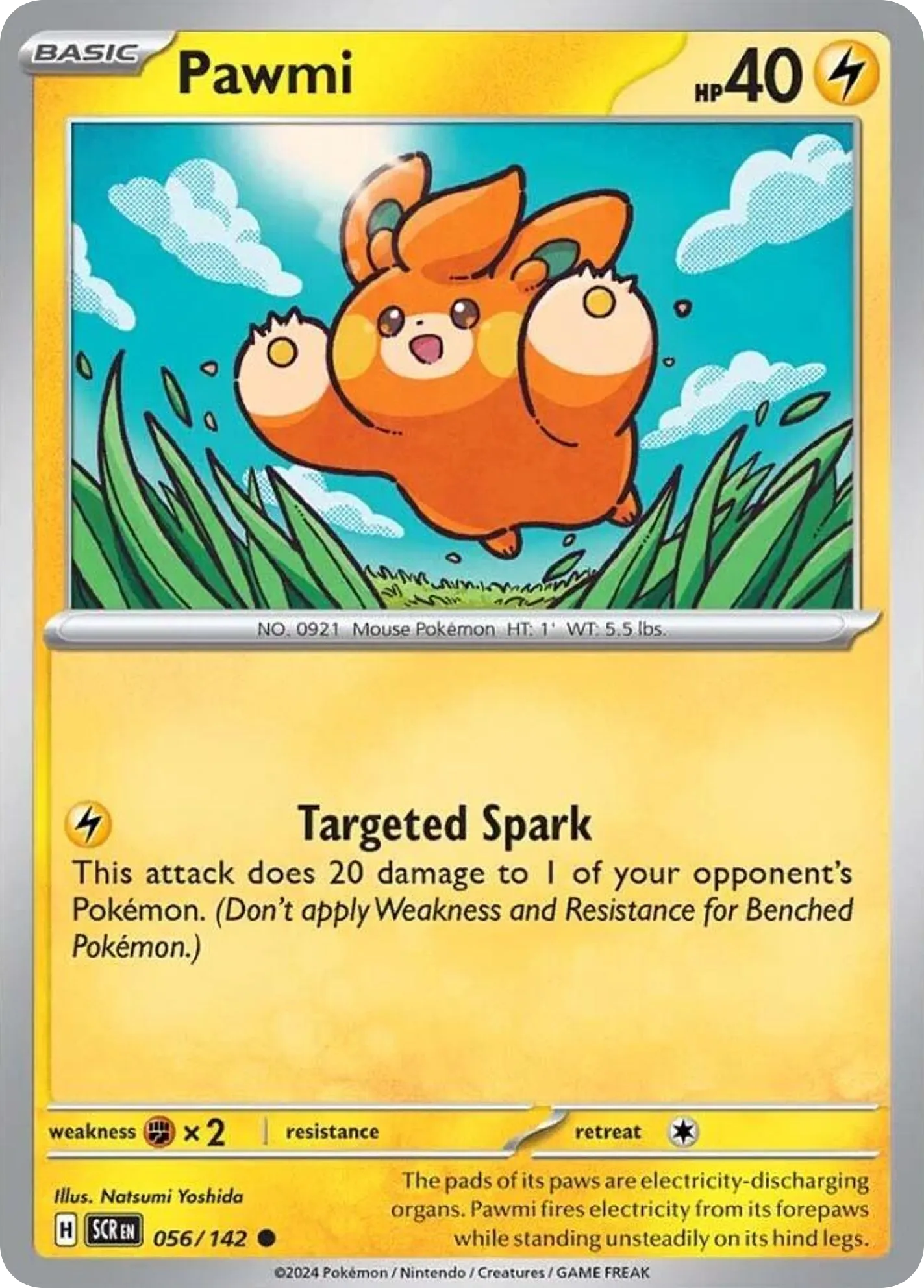 2024 Stellar Crown Pawmi Common #056/142 Common card image