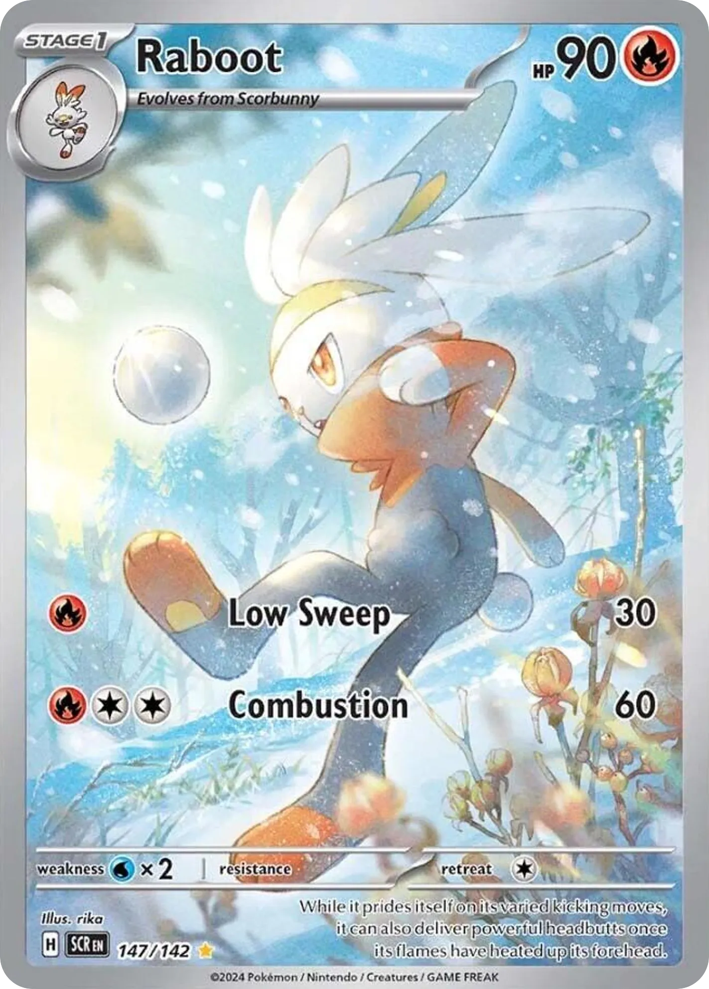 2024 Stellar Crown Raboot #147/142 Illustration Rare card image