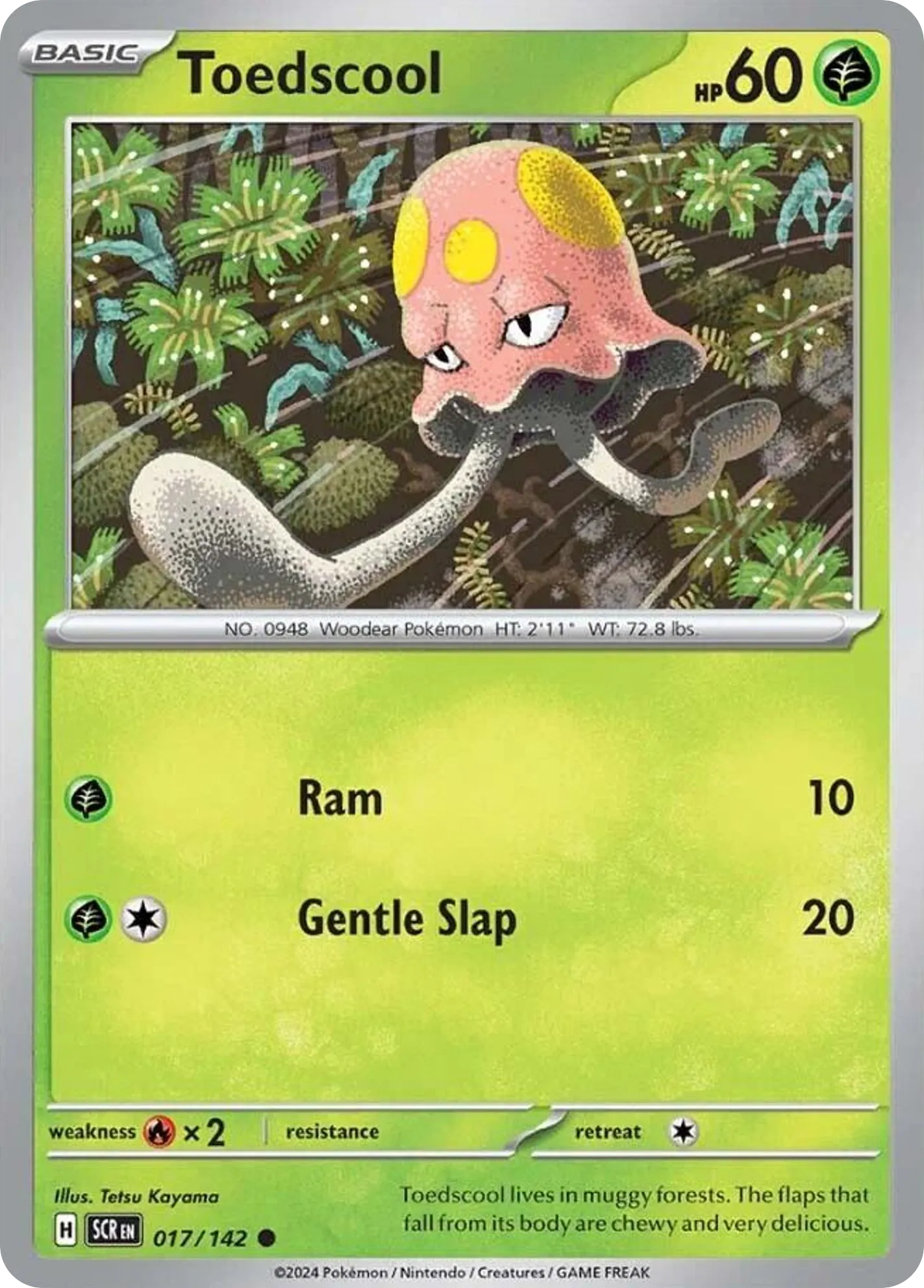 2024 Stellar Crown Toedscool Common #017/142 Common card image
