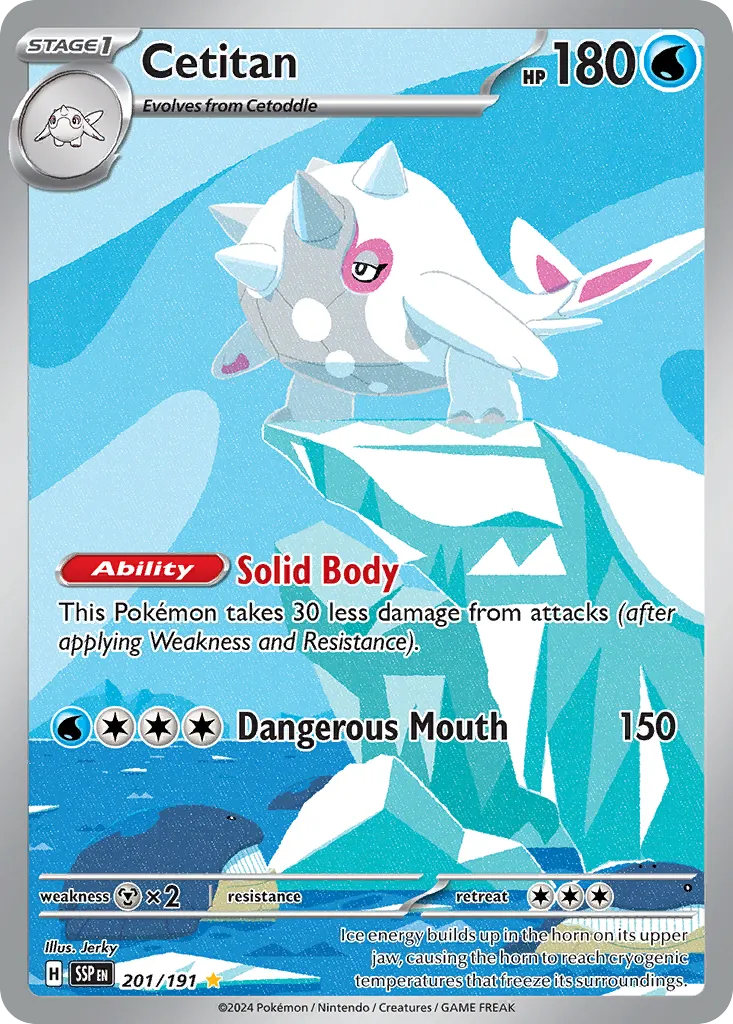 2024 Surging Sparks Cetitan Common #054/191 Common card image