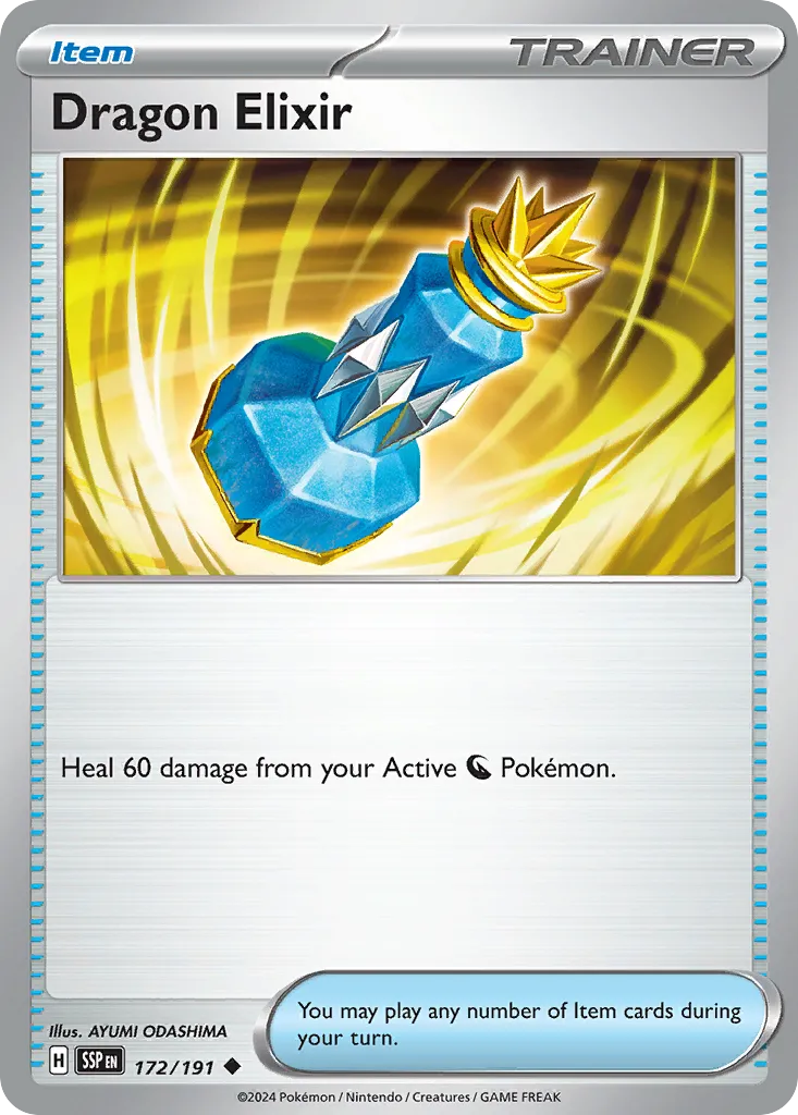 2024 Surging Sparks Dragon Elixir Uncommon #172/191 Uncommon card image