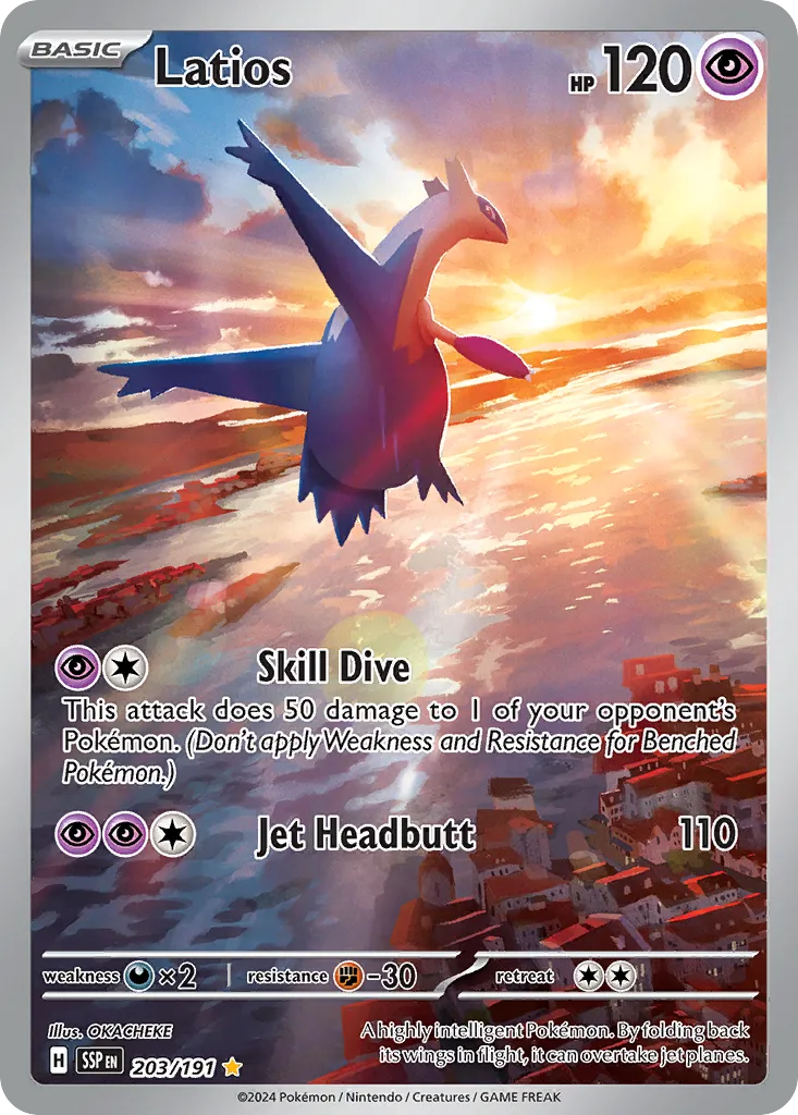2024 Surging Sparks Latios Uncommon #077/191 Uncommon card image