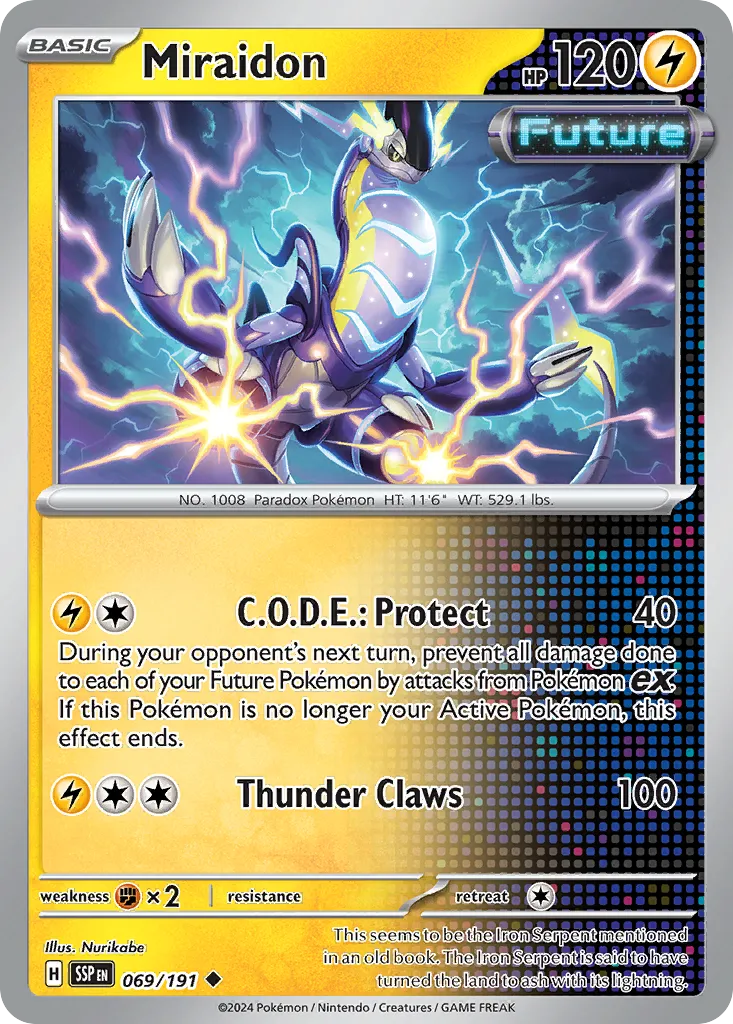 2024 Surging Sparks Miraidon #069/191 Uncommon card image