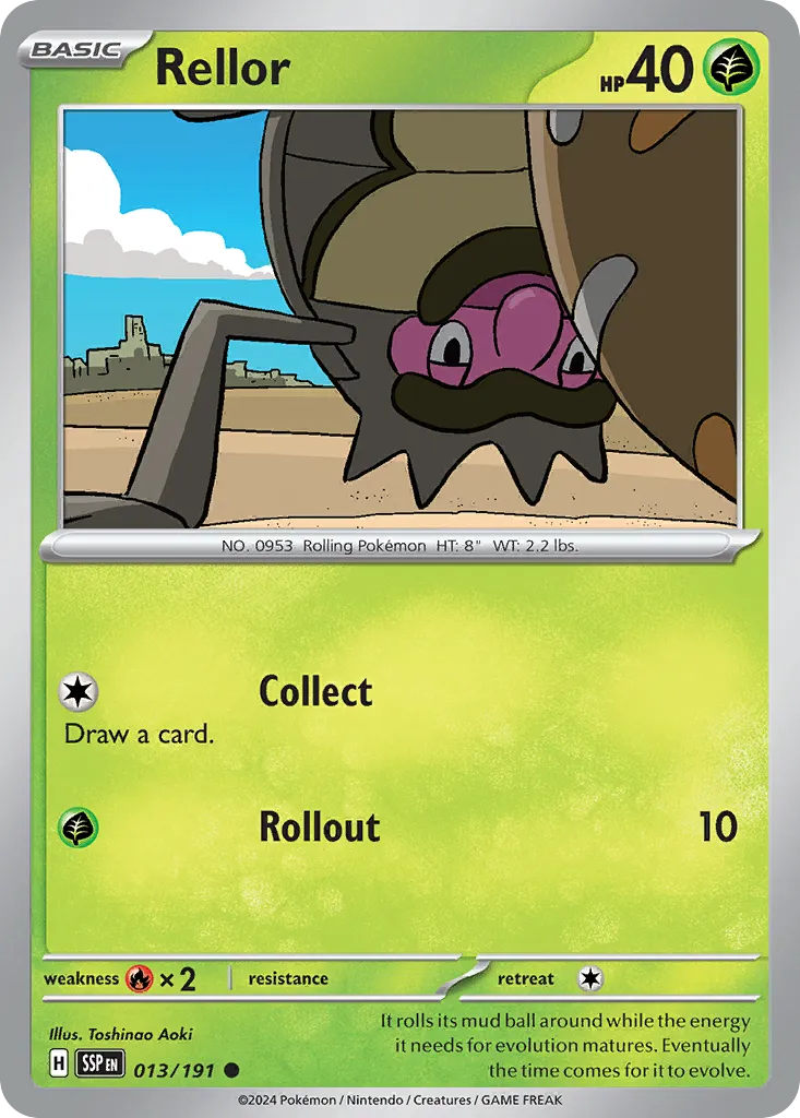 2024 Surging Sparks Rellor Common #013/191 Common card image