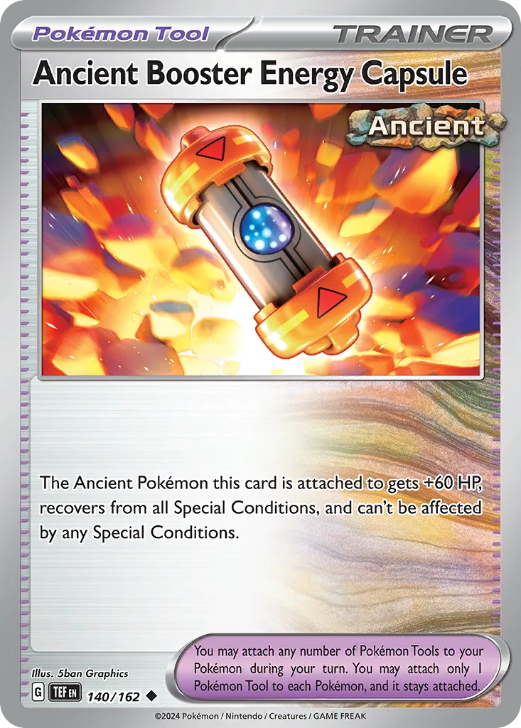 2024 Temporal Forces Ancient Booster Energy Capsule #140/162 Uncommon card image