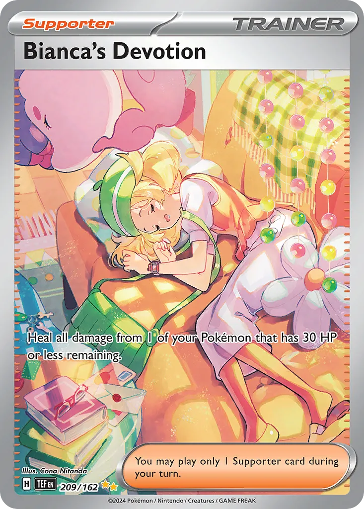 2024 Temporal Forces Bianca's Devotion #197/162 Ultra Rare card image